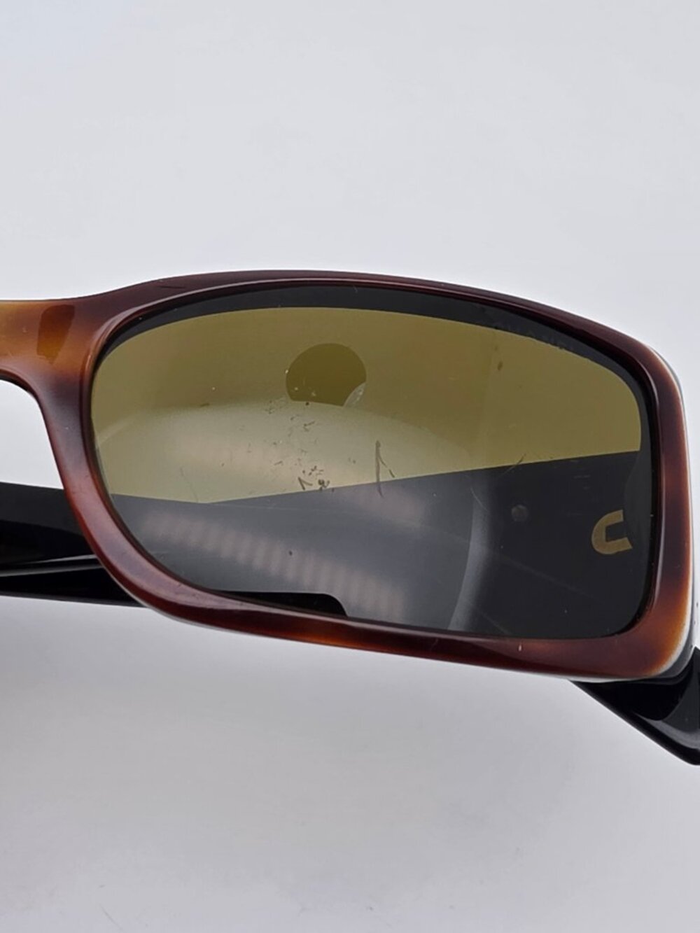 Chanel 5078 c 818/73 Tortoise Black Frame Green Lens Rectangular Sunglasses 54mm - Picture 12 of 16